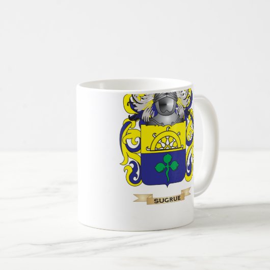 (家紋) Sugrueの紋章付き外衣 コーヒーマグカップ (正面右)