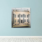 家素晴らしの英国人形の家 キャンバスプリント (インサイチュ (ウッドフロア))