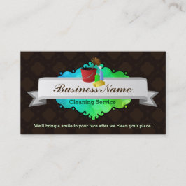 家素晴らし清掃用名刺 名刺