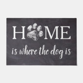 家素朴は犬の居場所 ドアマット (正面)