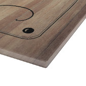 家素朴名・定年パーソナライズされた カッティングボード (角)