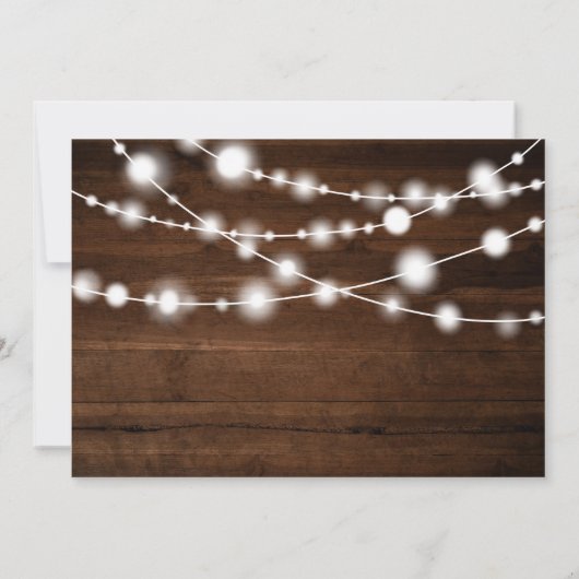 家素朴庭の甘い家庭引っ越し祝いパーティーパーティー 招待状 (裏面)