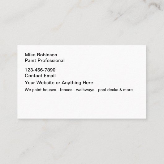 家絵画のプロフェッショナル名刺 名刺 (裏面)