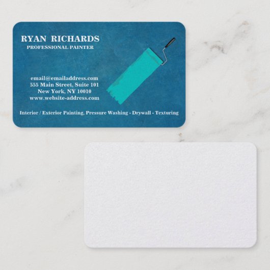 家絵画の名刺 名刺 (正面/裏面)