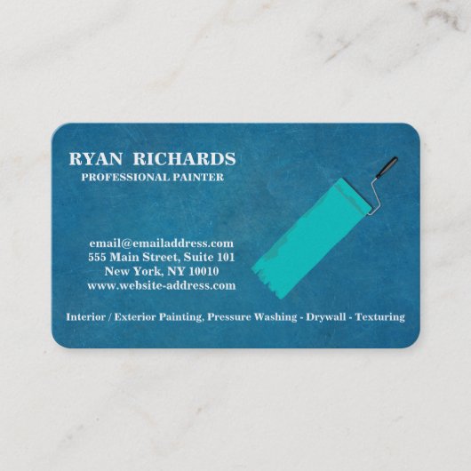 家絵画の名刺 名刺 (正面)