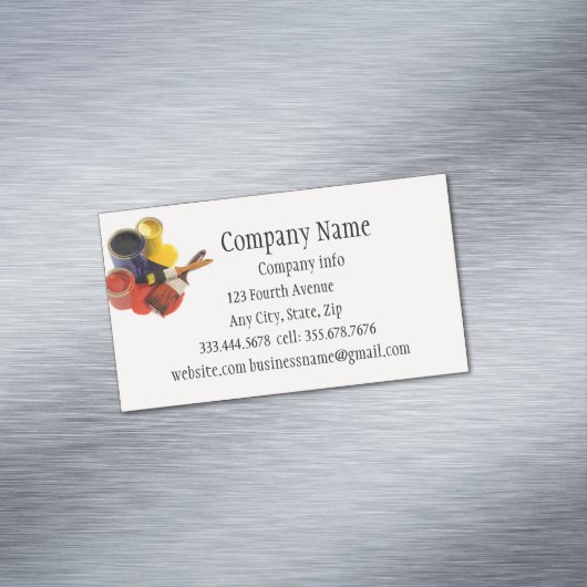 家絵画の飾名刺 マグネット名刺 (インサイチュ)