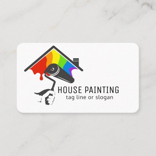 家絵画の 名刺 (正面)