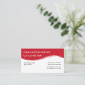 家絵画 名刺 (スタンド正面)