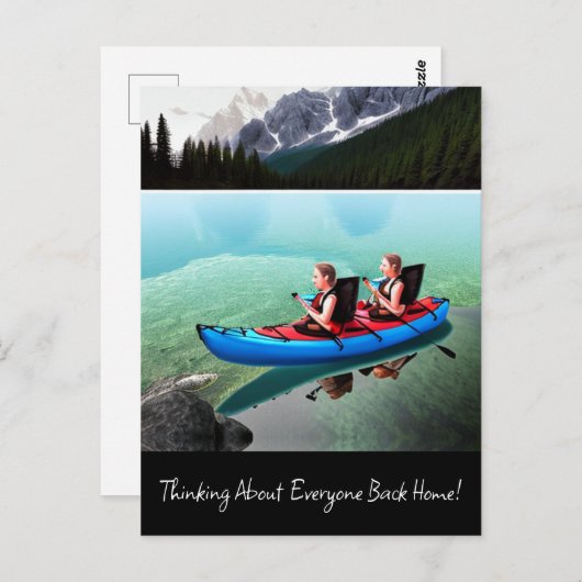 家考えに戻る人々について ポストカード (正面/裏面)