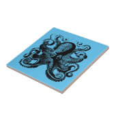 家航海ののヴィンテージタコの旅 タイル (側面)