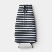 家航海のパーソナライズされた族とボート名 ボトルクーラー (裏面)