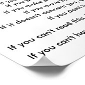 家計の規則 ポスター (角)