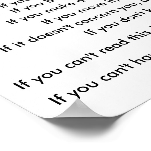 家計の規則 ポスター (角)