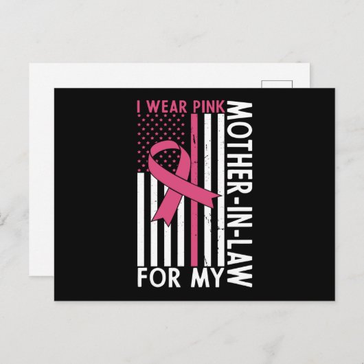 家誇りを持った族乳がん戦士の姑 ポストカード (正面/裏面)