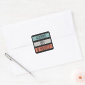 家買屋を売りたい スクエアシール (封筒)