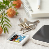 家賃の安い所に住む キーホルダー (側面)