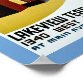 家賃の安い所に住む ポスター (角)