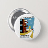 家賃の安い所に住む 缶バッジ (正面&裏面)