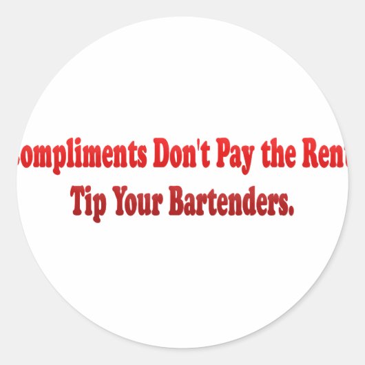 家賃を支払わない ラウンドシール (正面)