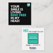 家賃フリー スクエア名刺 (正面/裏面)