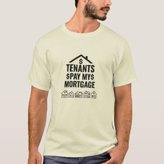 家賃収入で住宅ローンを完済 Tシャツ (正面)