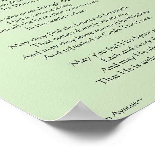 家賛美の ポスター (角)