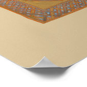 家長アブラハム・イサク・ヤコブ中世写本 ポスター (角)