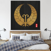 家門橋本家紋キャンバス キャンバスプリント (インサイチュ (寝室))