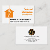 家電ケーブルモチーフ電気技師サービス 名刺 (正面/裏面)