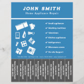 家電修理ストリップフライヤー チラシ (正面)