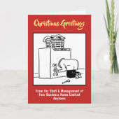 家電修理会社クリスマスカード シーズンカード (正面)