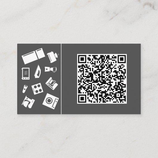 家電修理名刺 名刺 (裏面)