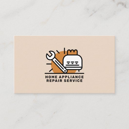 家電修理 名刺 (正面)