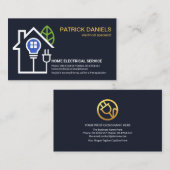 家電回路配線電気技師 名刺 (正面/裏面)