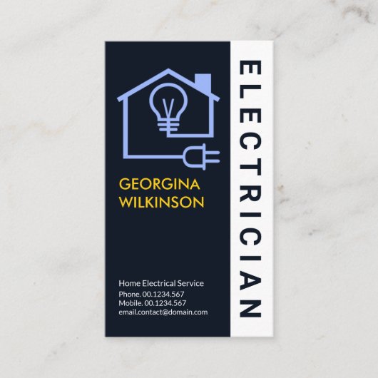 家電回路電気技師サービス 名刺 (正面)