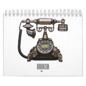 家電漫画イラストレーション カレンダー (カバー)