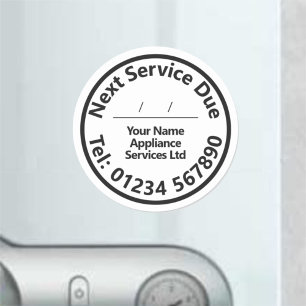 家電製品サービスのシールのシート シール