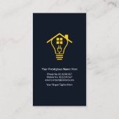 家電配線回路電気工 名刺 (裏面)