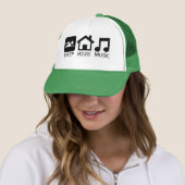 家音楽トラック運転手の帽子 キャップ (インサイチュ)