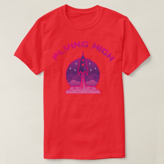 家飛んでいる屋 Tシャツ (デザイン正面)