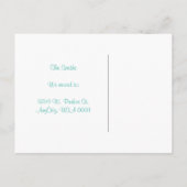 家飛んでいる – 移動する – ポストカード (裏面)