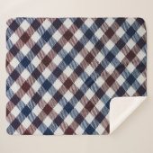 家飾屋と灯り。夜のクリスマス シェルパブランケット (正面(横))