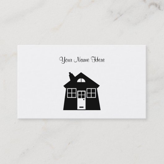 家、ここのあなたの名前 名刺 (正面)