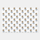 家、ハート、花 ラッピングペーパーシート (正面2)