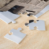 家(石灰岩)のモデル ジグソーパズル (側面)