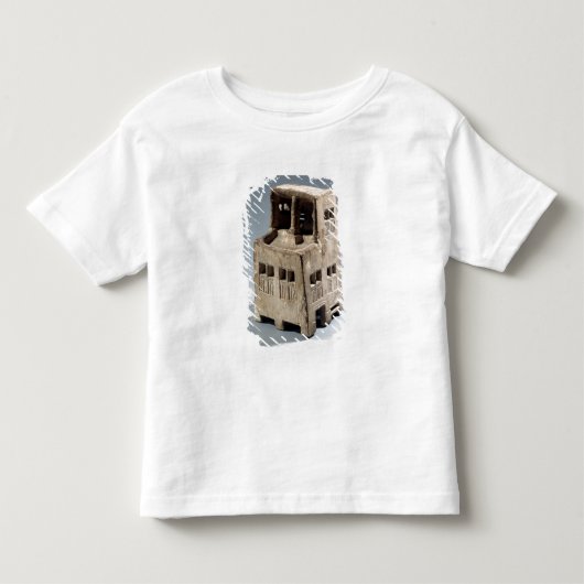 家(石灰岩)のモデル トドラーTシャツ (正面)