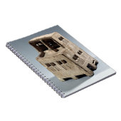 家(石灰岩)のモデル ノートブック (右側)