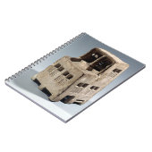 家(石灰岩)のモデル ノートブック (左側)