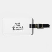 家<3マサチューセッツ ラゲッジタグ (正面横)