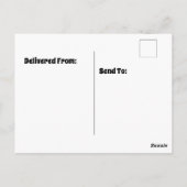 容器に入れたチーズカバーのナチョス ポストカード (裏面)